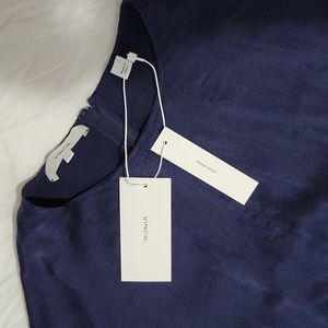 Vince silk dress nwt small